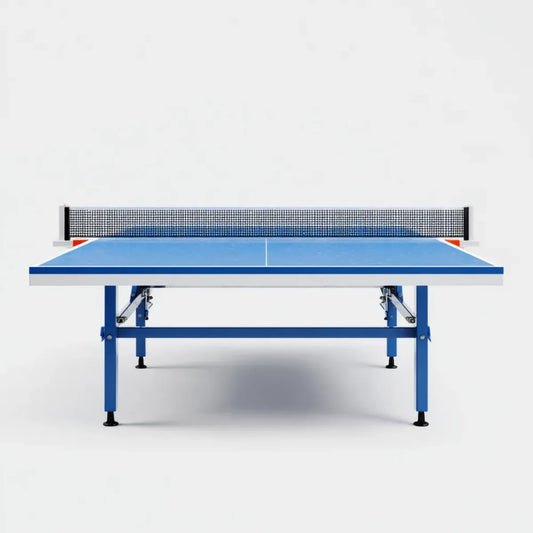 Table de ping-pong pliante bleue 274 x 152.5 x 76 cm plateau MDF 18 mm rectangulaire